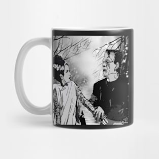 FRANKENSTEIN AND WIFE:  WE WERE MEANT FOR EACH OTHER Mug